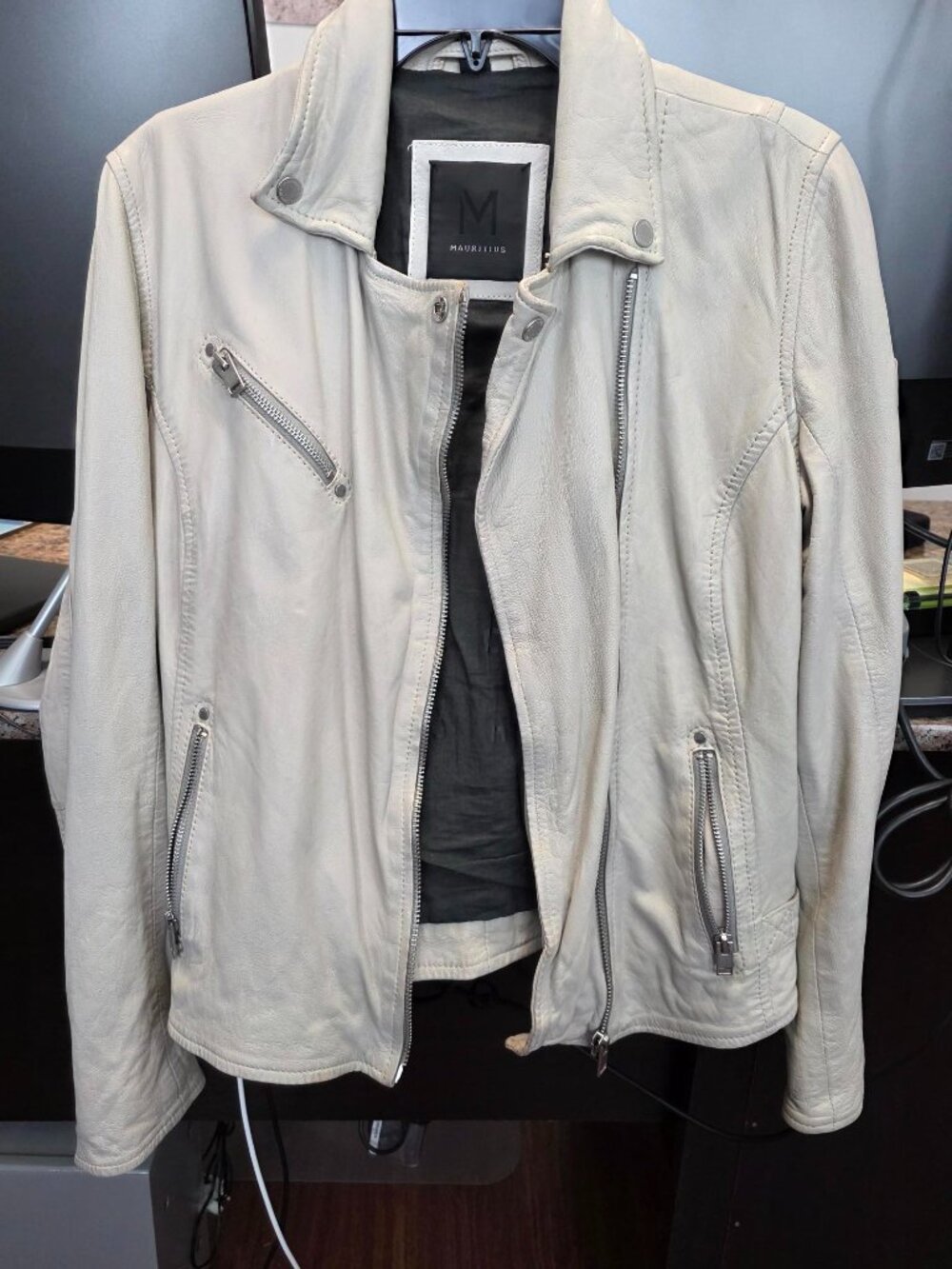 Mauritius Leather Jacket Size SMALL